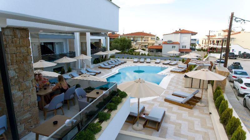Agnes Deluxe Hotel Pefkochori Esterno foto